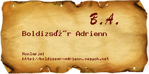 Boldizsár Adrienn névjegykártya