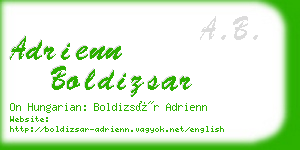 adrienn boldizsar business card